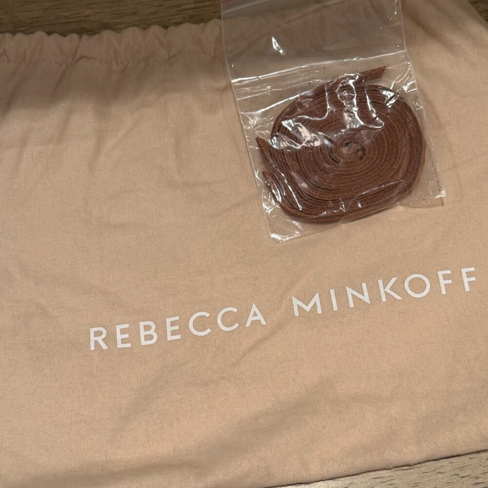 Rebecca Minkoff Mini MAC Tan Suede Crossbody Bag with Tassels - Picture 10 of 10